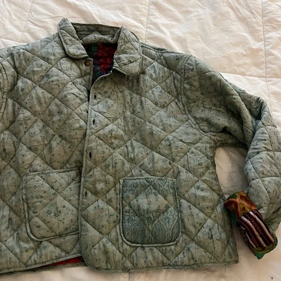 NWT reversible art zen quilted jacket - Picture 2 of 5